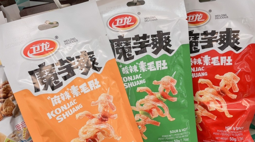 圖為魔芋爽。圖片來(lái)源：臺(tái)灣《聯(lián)合報(bào)》楊雅婷攝。